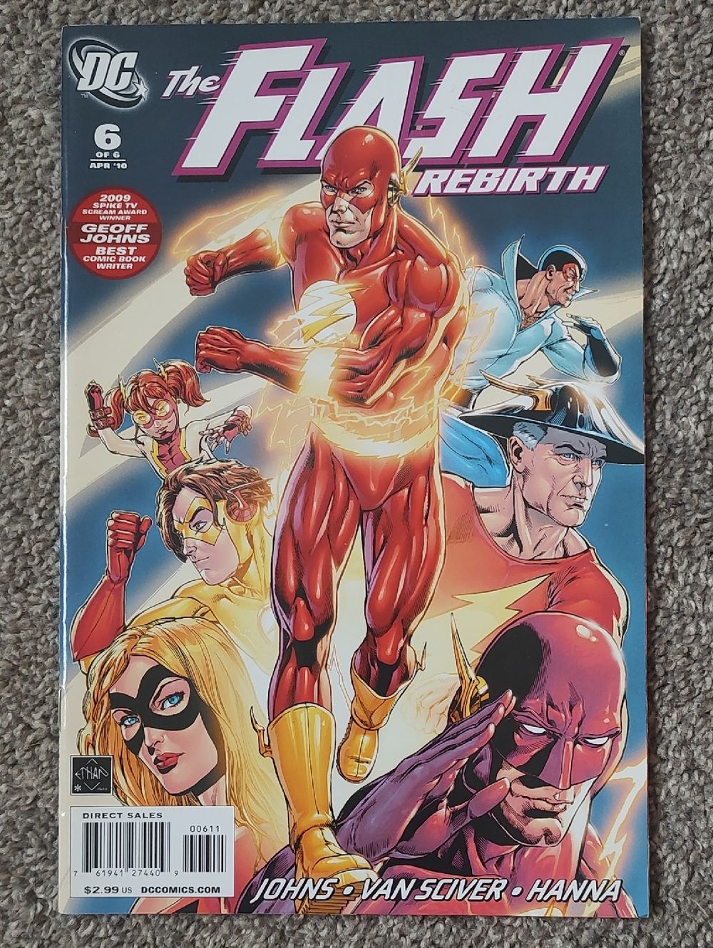 FREE With Purchase - DC Comics The Flash Rebirth #6 April 2010